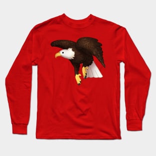 Cozy Bald Eagle Long Sleeve T-Shirt